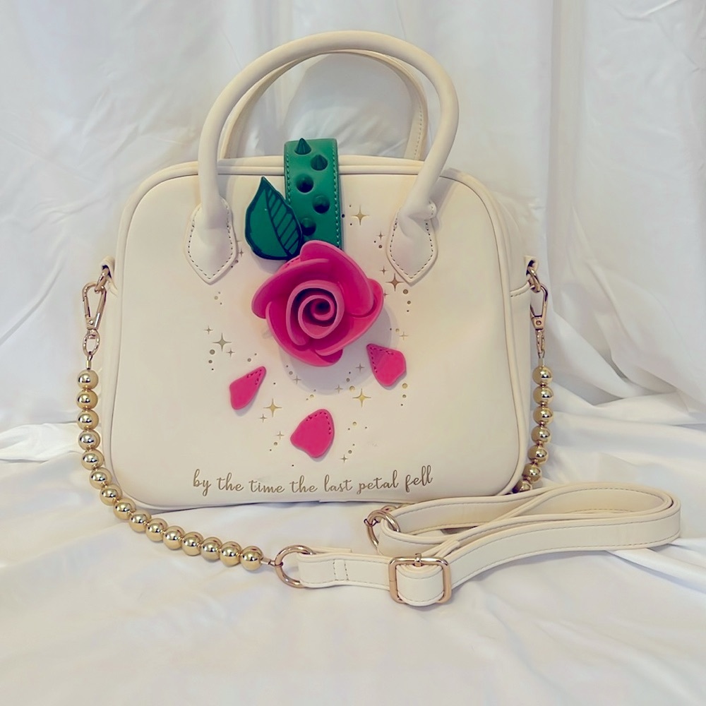 Loungefly Beauty and the Beast Enchanted Rose Purse